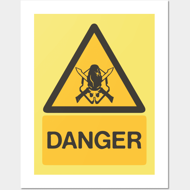 Danger Legendary Wall Art by Nerdragedesigns